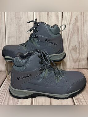 Columbia Men’s Size 13 Waterproof Insulated Hiking Winter Boots Gray
